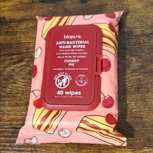 Biopure Cherry Pie Anti-Bacterial Hand Wipes